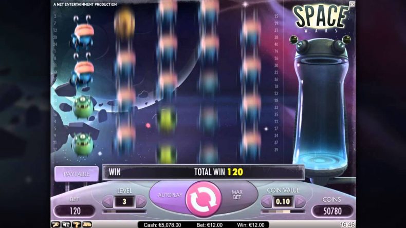 респин в игровом автомате space wars