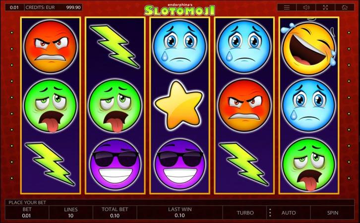дизайн игрового автомата Slotomoji