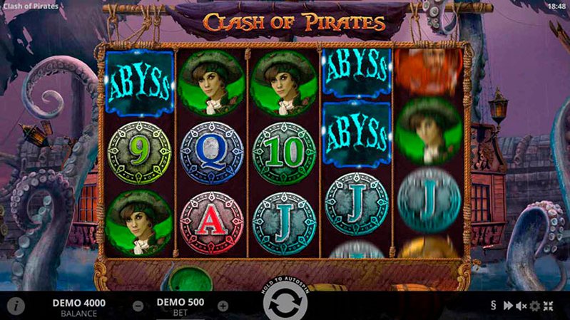 Барабаны слота Clash of Pirates