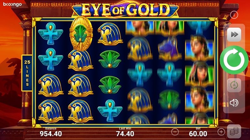 Барабаны слота Eye of Gold