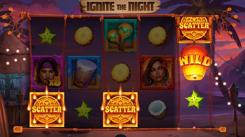 Барабаны слота Ignite the Night