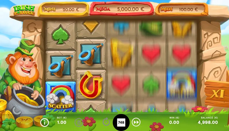 Барабаны слота Irish Pot Luck