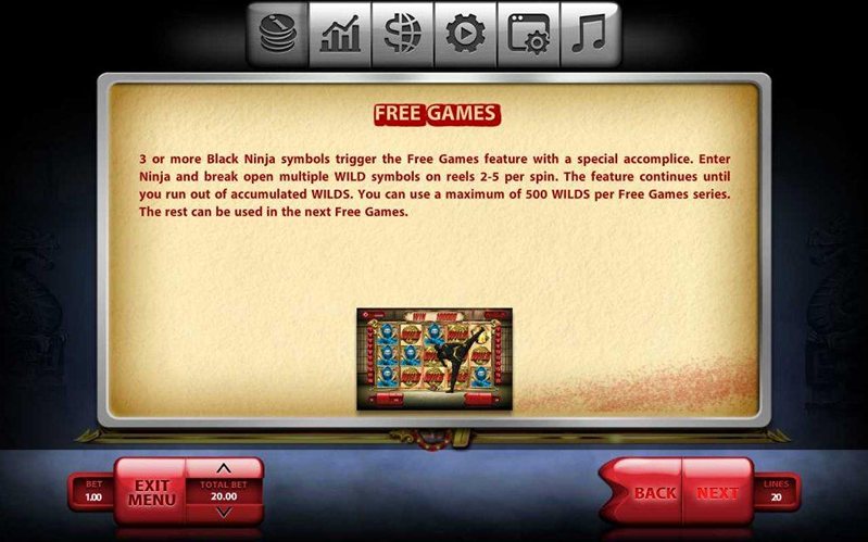 Бесплатные игры слота Ninja