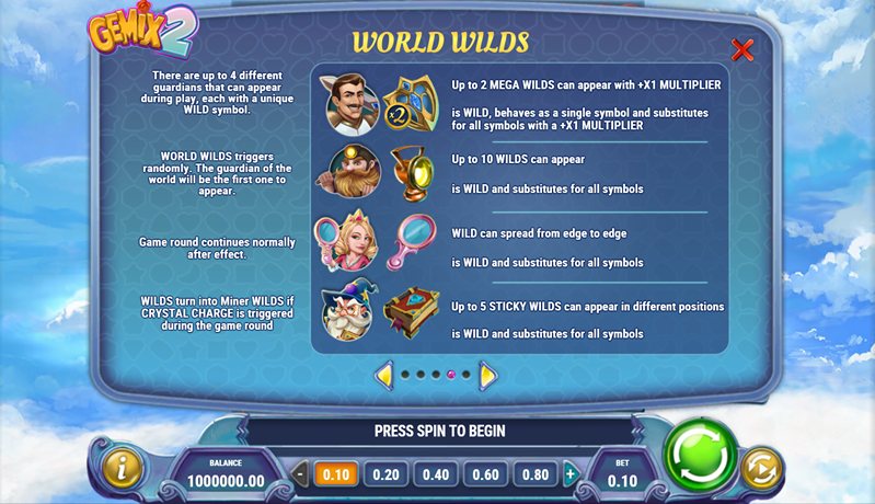 Бонус слота Gemix 2