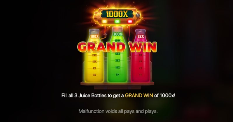 Бонусы слота Juice Inc