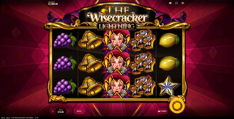 Дизайн слота The Wisecracker Lightning