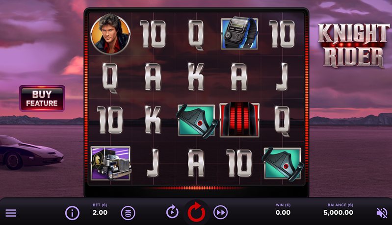 Геймплей слота Knight Rider
