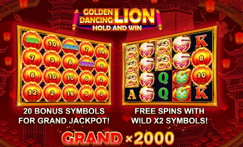 Golden dancing Lion бонусы