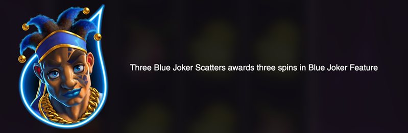 Голубой джокер слота Joker Troupe