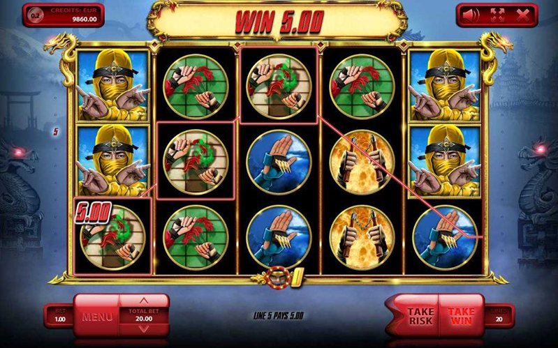 Комбо слота Ninja