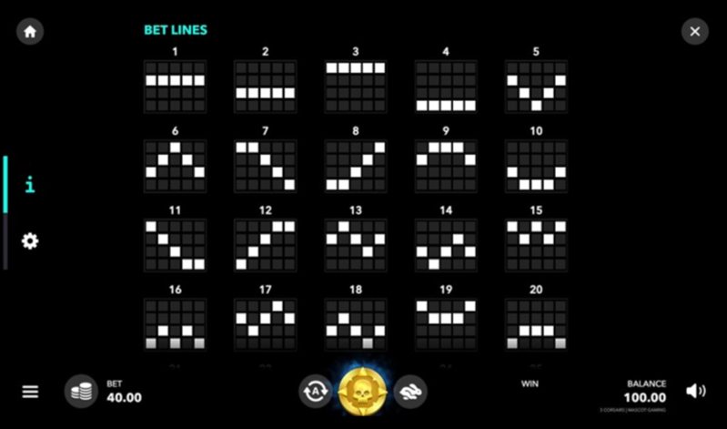 Линии слота 3 Corsairs