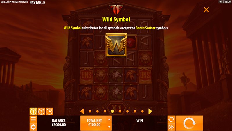 Вайлд слота Nero's Fortune
