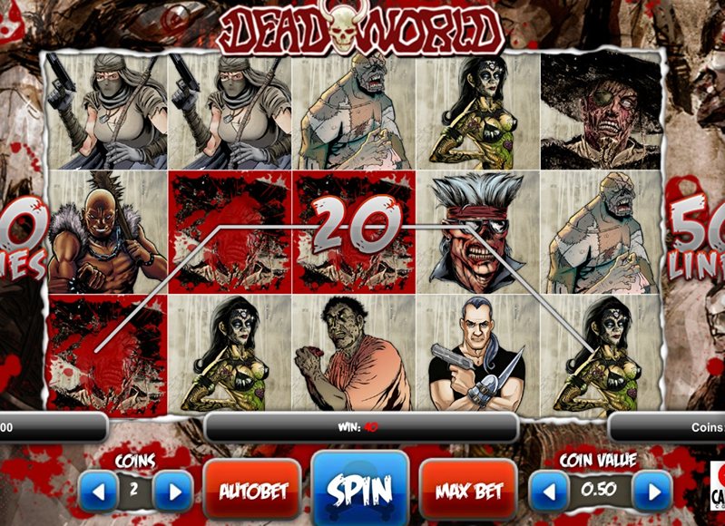 Выигрыш слота Deadworld