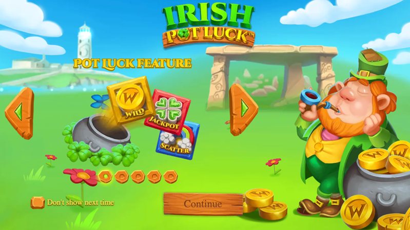 Заставка слота Irish Pot Luck