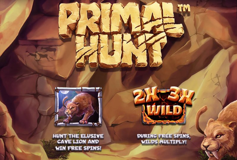 Заставка слота Primal Hunt