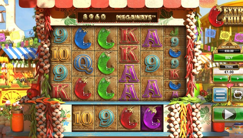 Геймплей слота Extra Chilli