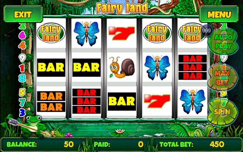 Геймплей слота Fairy Land