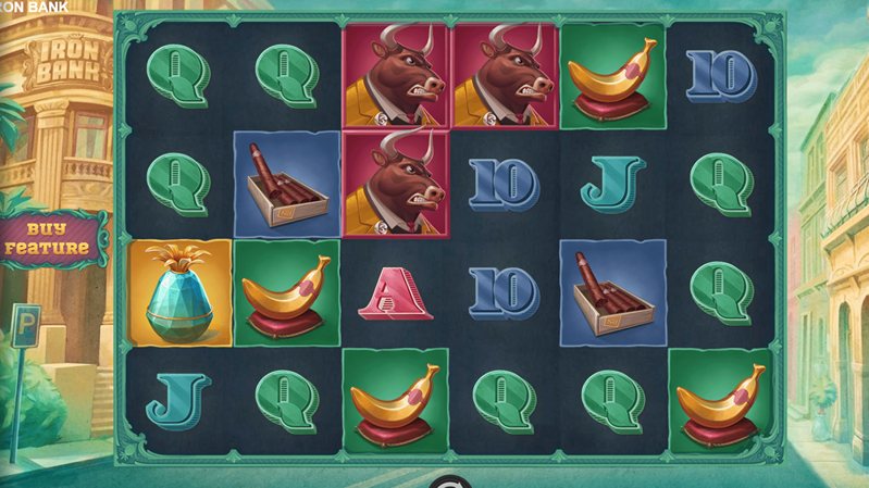 Геймплей слота Iron Bank