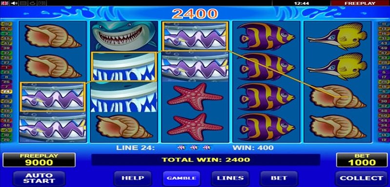 Выигрыш слота Wild Shark