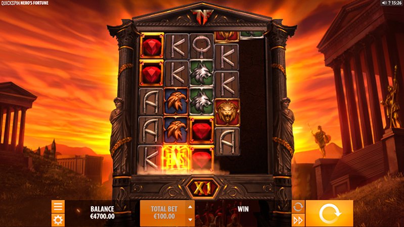 Геймплей слота Nero’s Fortune
